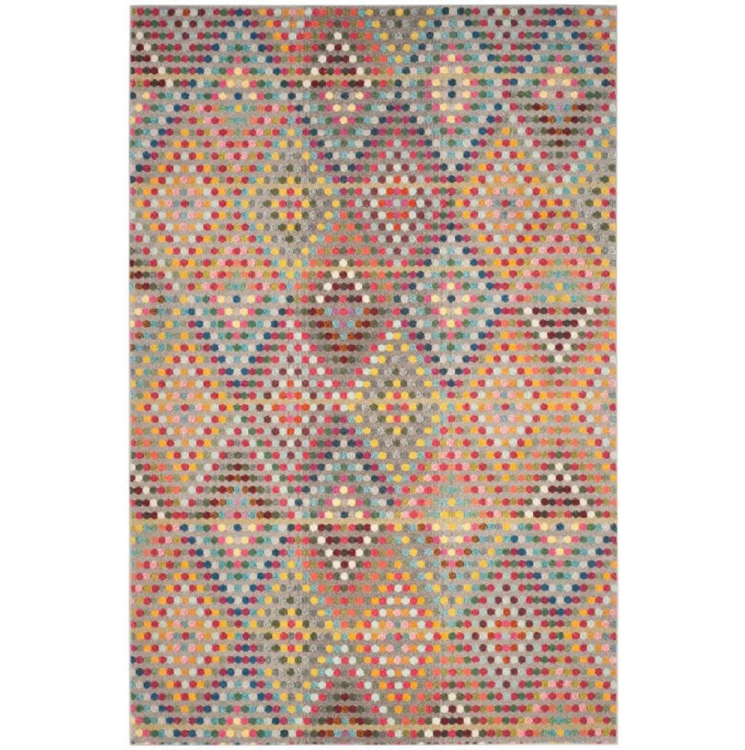 Monaco Performance Geometric Rug Ebern Designs Rug Size: Runner 2'2" x 12'