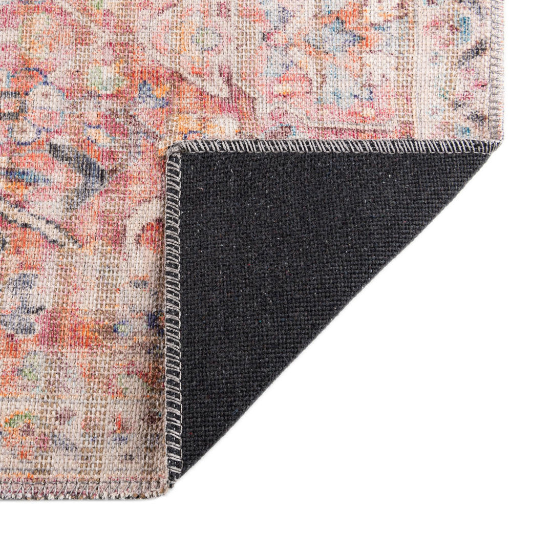 Engelhardt Floral Machine Made Power Loom Chenille Area Rug in Ivory/Pink Mistana™ Rug Size: Rectangle 2' x 3'