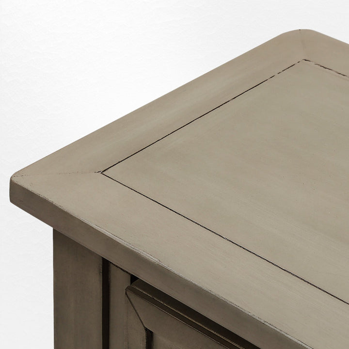 Carlito 58" Console Table Charlton Home® Color: Gray Wash
