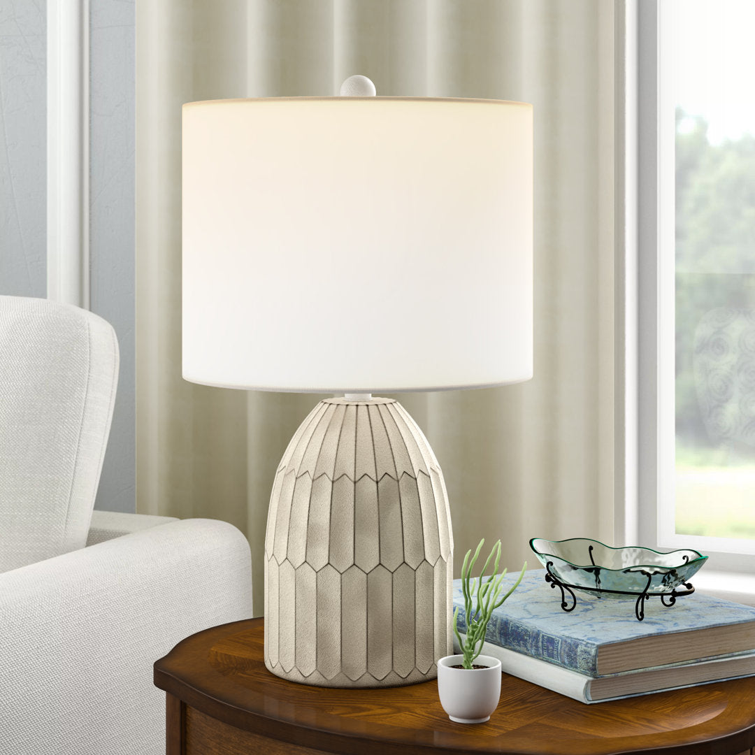 Haslett 22'' Antique White Table Lamp Laurel Foundry Modern Farmhouse®