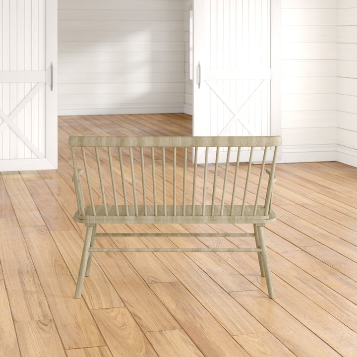 Karlovy Wood Bench Dovecove Color: Gray