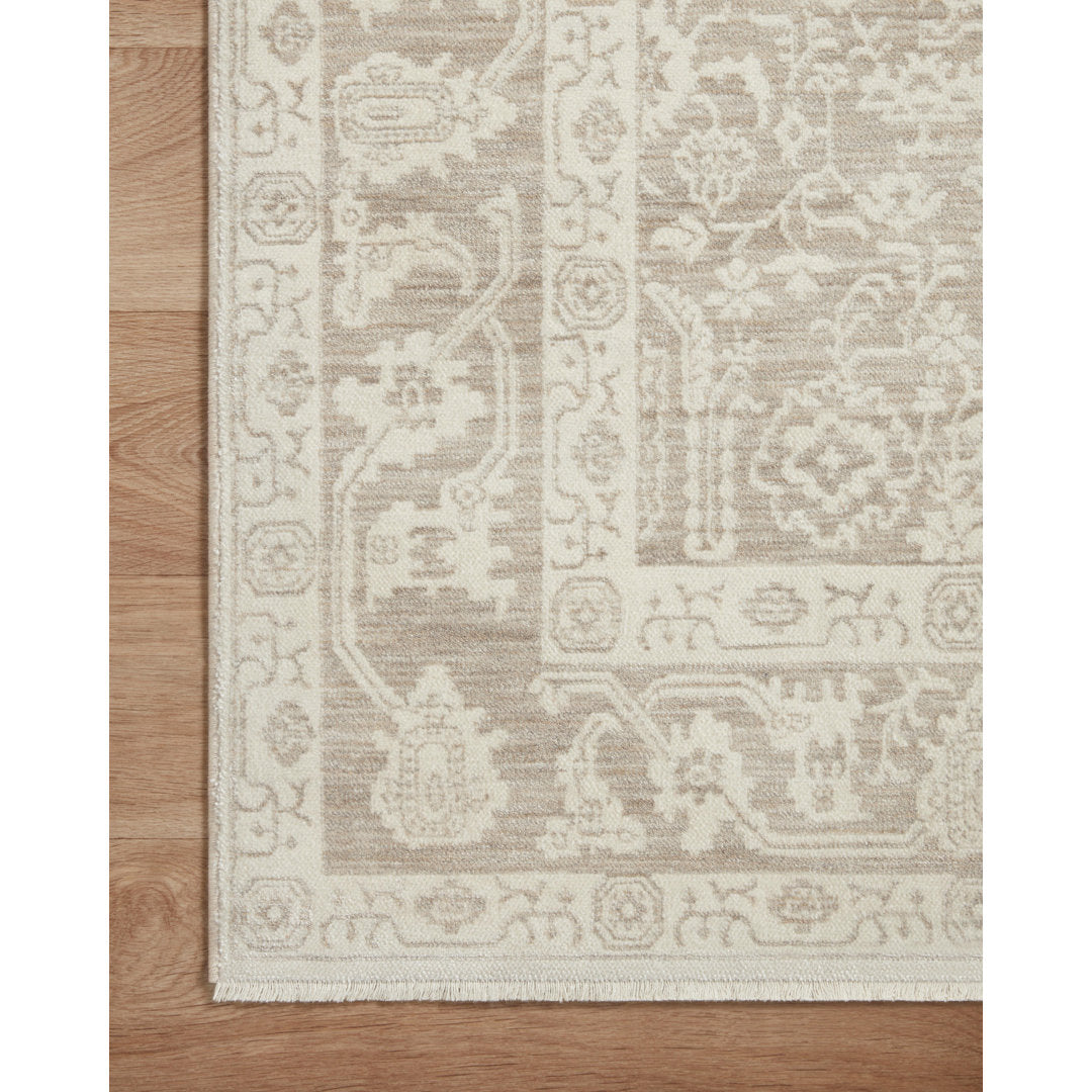 Amber Lewis x Loloi Zuma Sand / Stone Area Rug Amber Lewis x Loloi Rug Size: Runner 2'7" x 12'