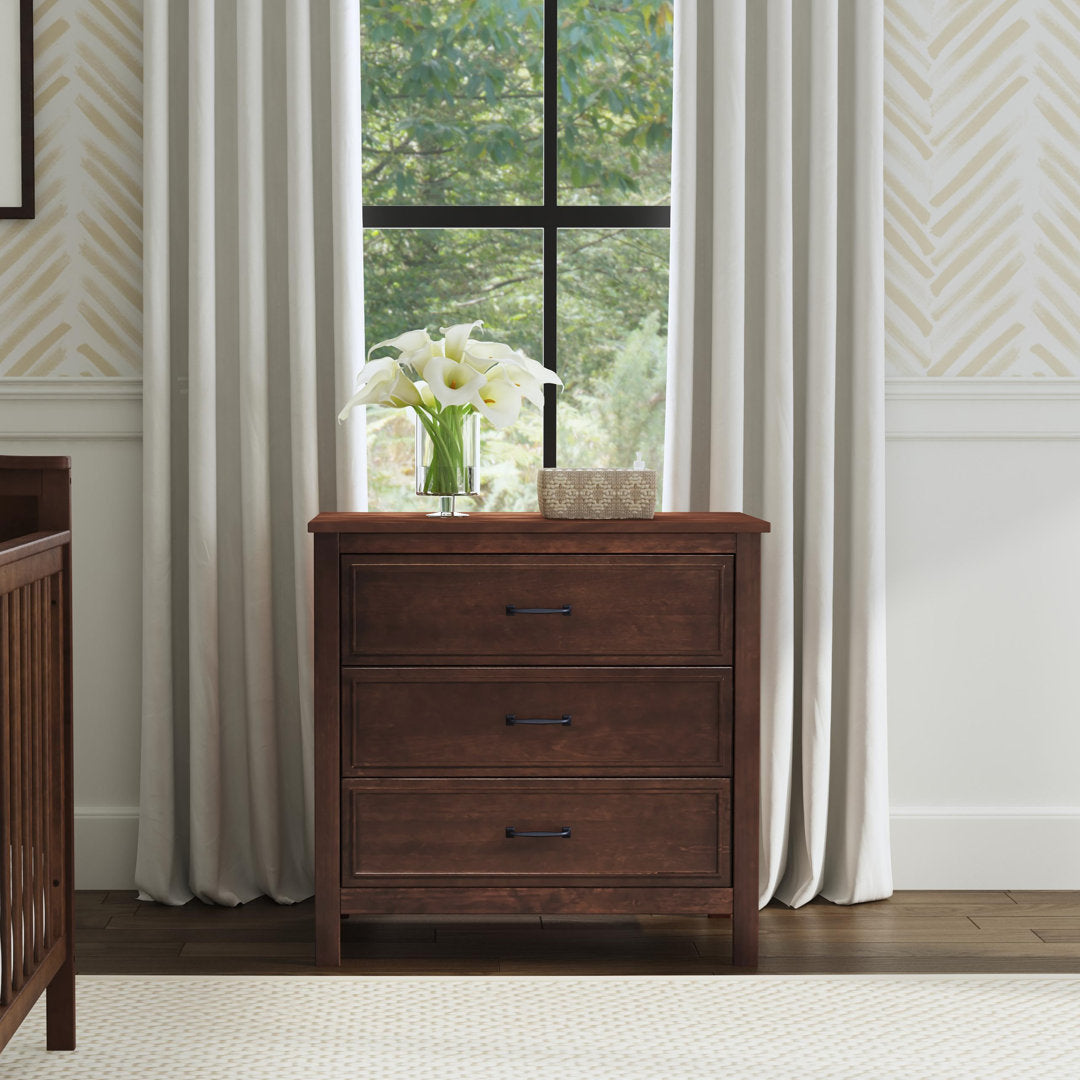 Charlie 3 Drawer Dresser daVinci Color: Espresso