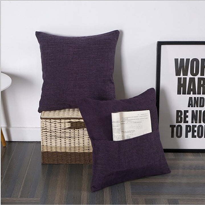Mosos Square Pillow Cover & Insert (Set of 2) Beauty Acrylic Color: Purple Size: 20"H x 20"W