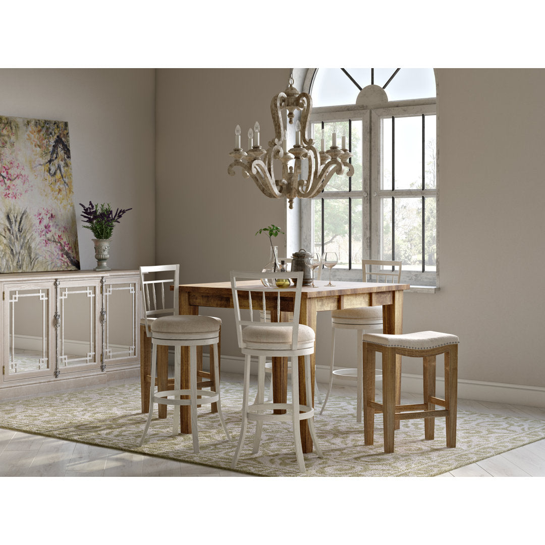 Troene Swivel Bar & Counter Stool One Allium Way® Seat Height: Counter Stool (26" Seat Height)