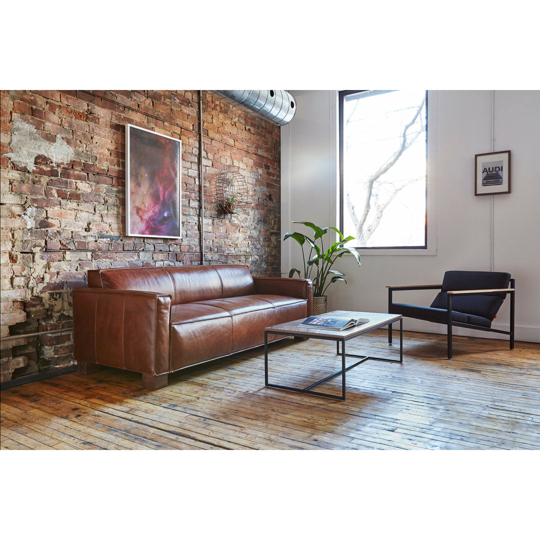 Tobias Coffee Table Rectangle Gus* Modern Color: Walnut