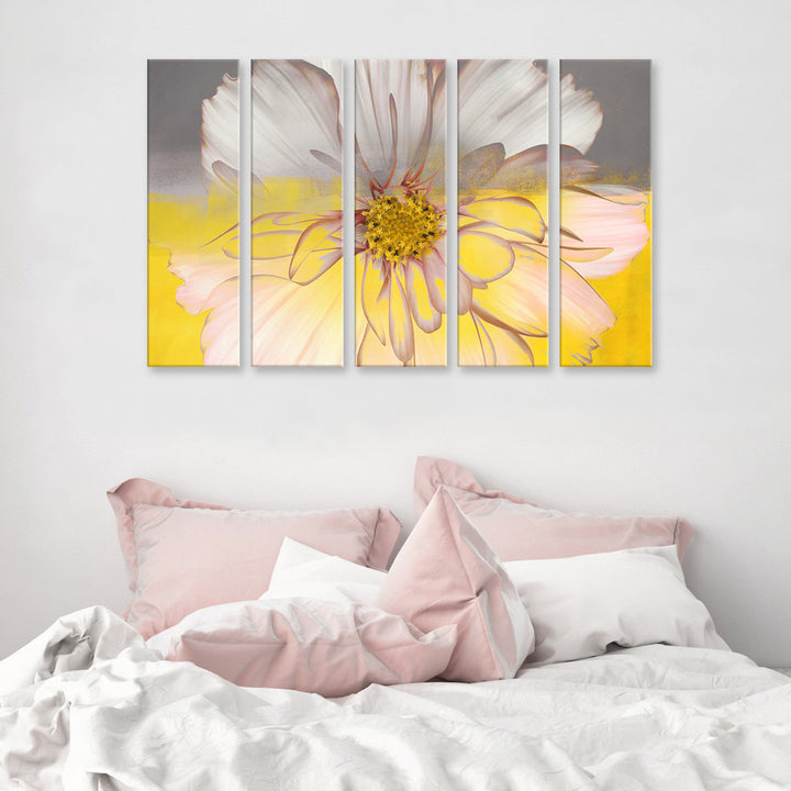 Painted Petals XXXIV by Tristan Scott - 5 Piece Wrapped Canvas Graphic Art Print Wade Logan®