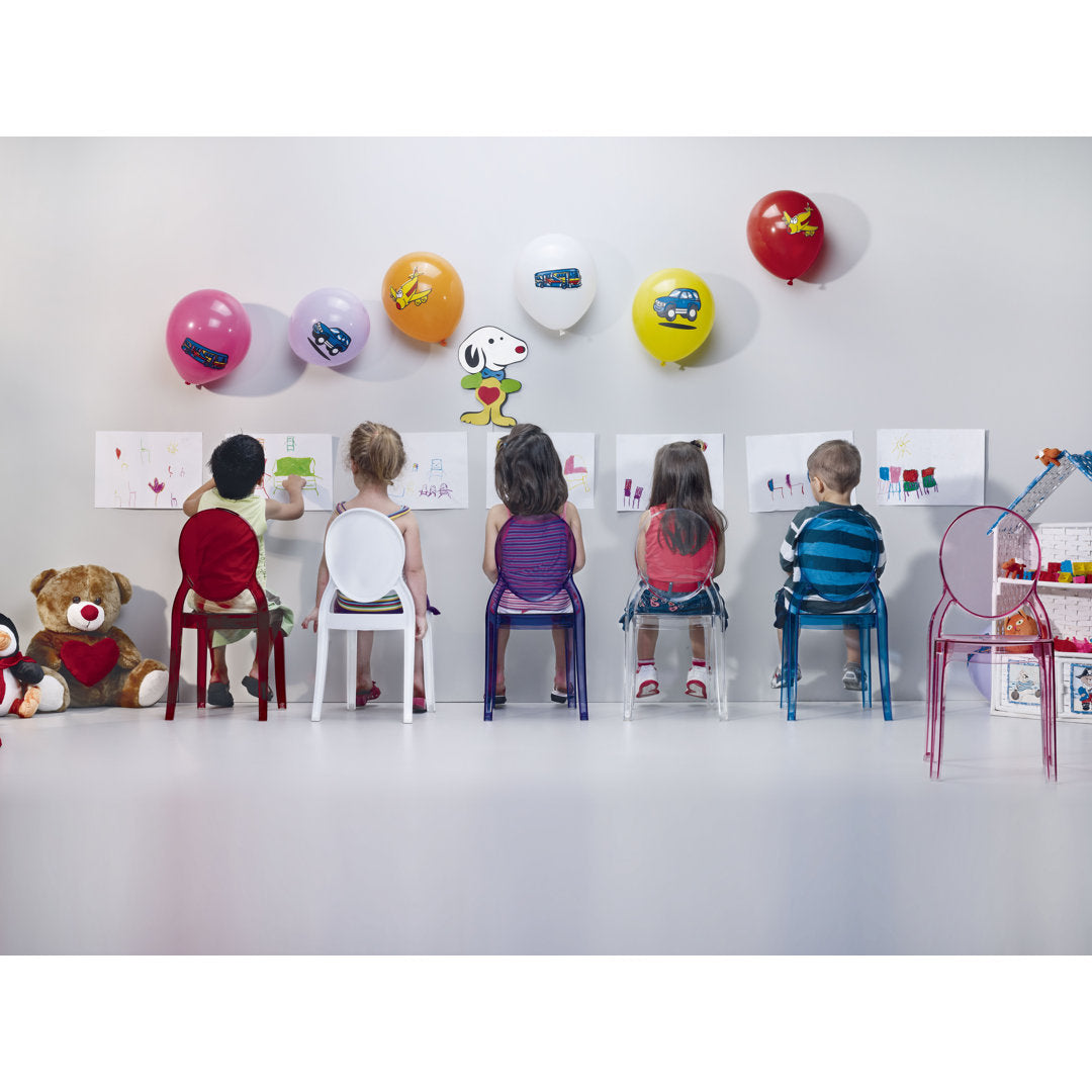 Jordon Kids 12.4'' Desk / Activity Chair Mistana™ Baby & Kids Color: Transparent Red