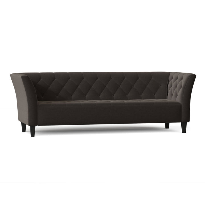 Carruth 91" Flared Arm Sofa Mercer41 Body Fabric: Heavenly Mocha Chenille