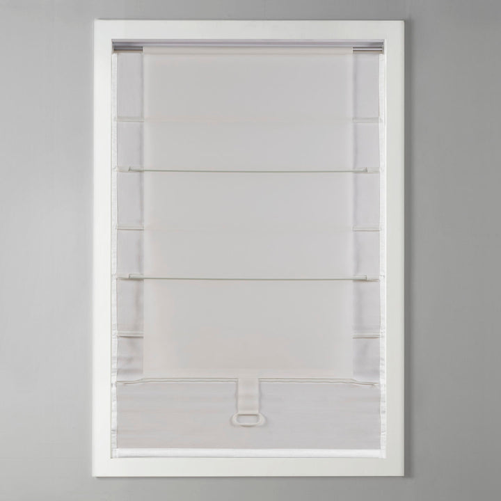 Galen Basketweave Cordless Room Darkening Roman Shade Madison Park Length & Width: 31"W x 64"L