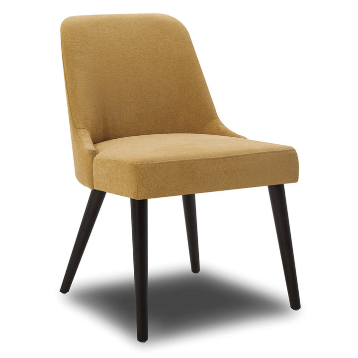 Brently Upholstered Dining Chair (Set of 2) Wade Logan® Upholstery Color: Canary Yellow
