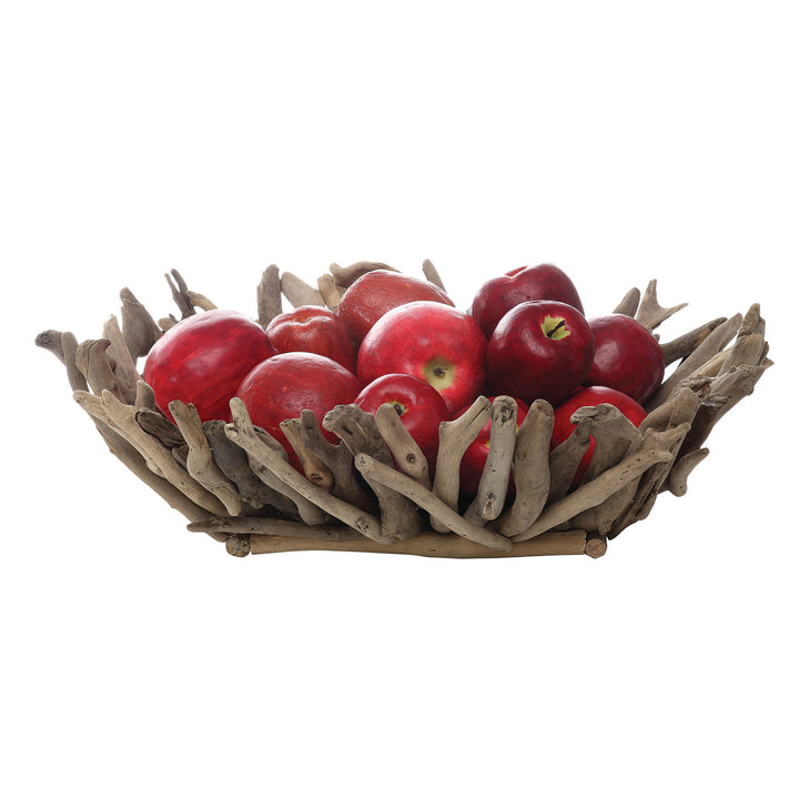 Bucareli Driftwood Oval Decorative Bowl in Brown Beachcrest Home™