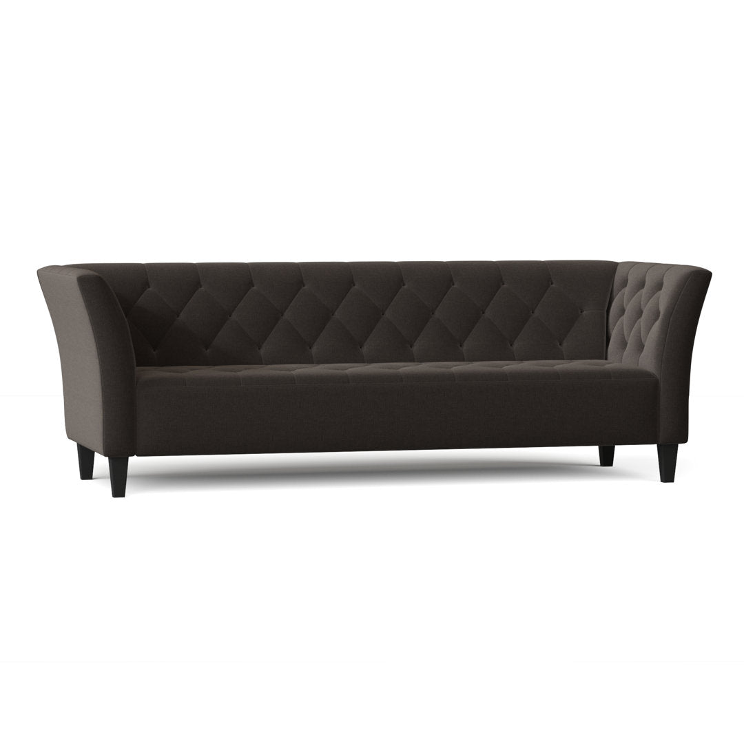 Carruth 91" Flared Arm Sofa Mercer41 Body Fabric: Heavenly Mocha Chenille
