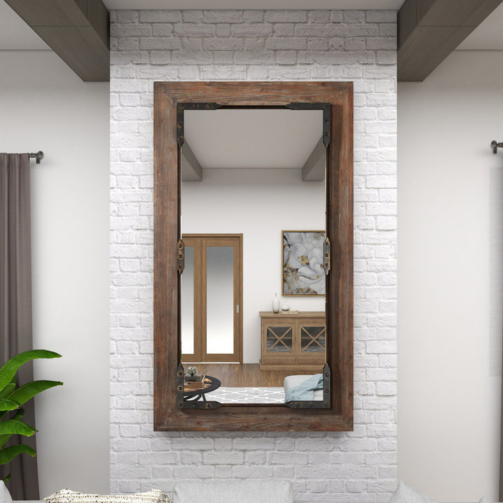 Musgrove Rustic Full Length Mirror Loon Peak®