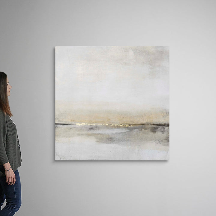 Horizontal Flow I by Tim O'Toole - Painting Print on Canvas Steelside™ Size: 48" H x 48" W Format: Wrapped Canvas