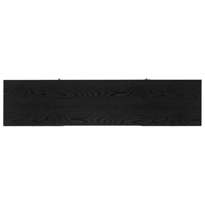 Presque TV Stand for TVs up to 78" Wade Logan® Color: Black Grain