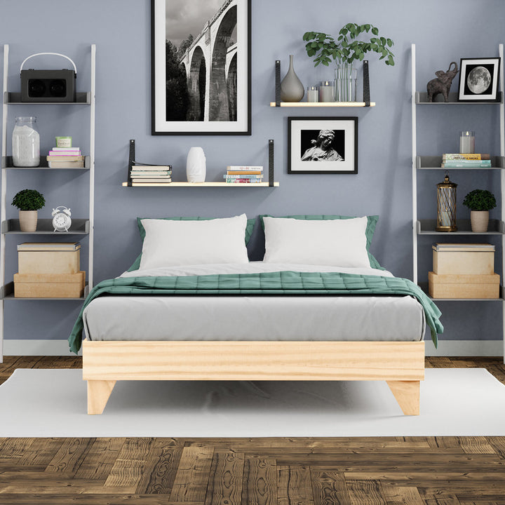 Dedrie Solid Wood Platform Bed George Oliver Color: Natural Size: Queen