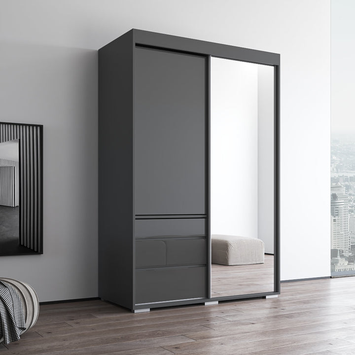 Alies Armoire Wade Logan® Color: Gray