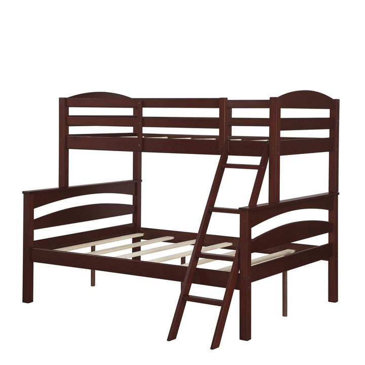 Barnett Twin over Full Bunk Bed Isabelle & Max™ Bed Frame Color: Espresso