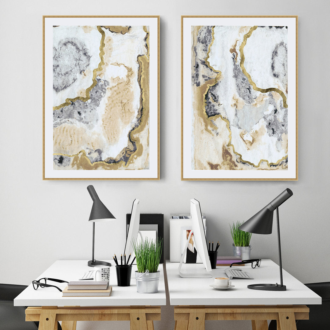 Cinder and Smoke I - Picture Frame Print Mercer41