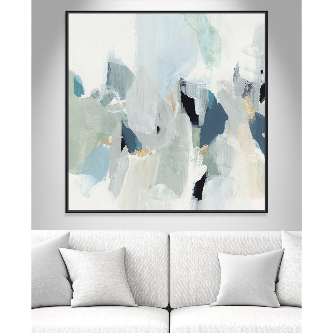 Little Talks III' by Isabelle Z - Painting Print Casa Fine Arts Size: 46.5" H x 46.5" W x 2" D Format: Black Framed Canvas