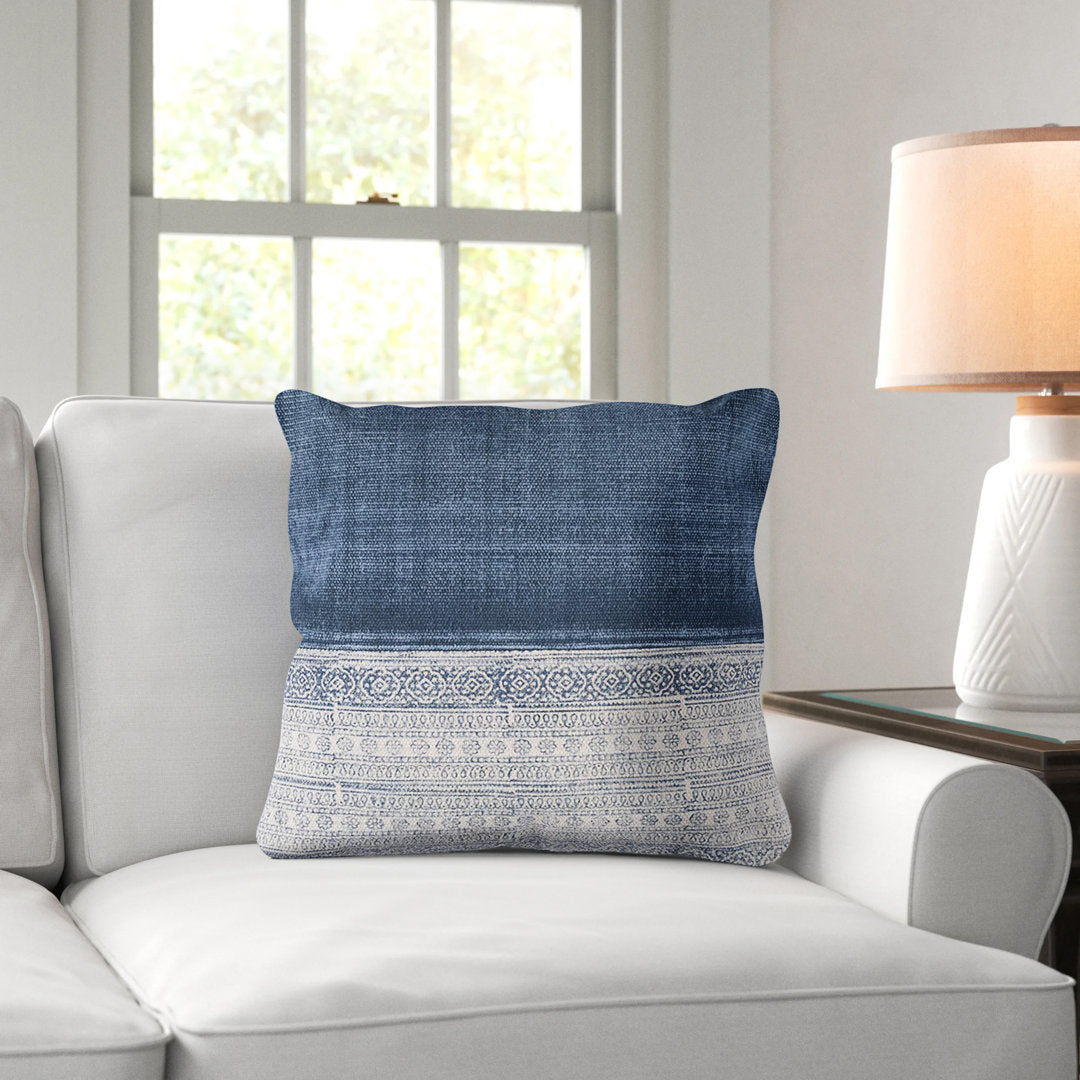 Byers 100% Cotton Abstract 20" Throw Pillow Cover Birch Lane™