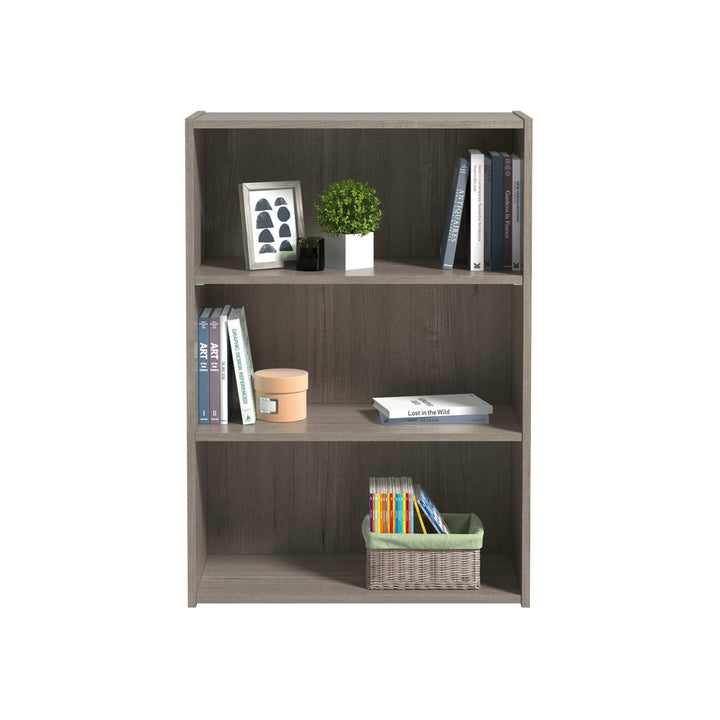 Arisztid 35.28" H x 24.57" W Standard Bookcase Lark Manor™ Color: Silver Sycamore