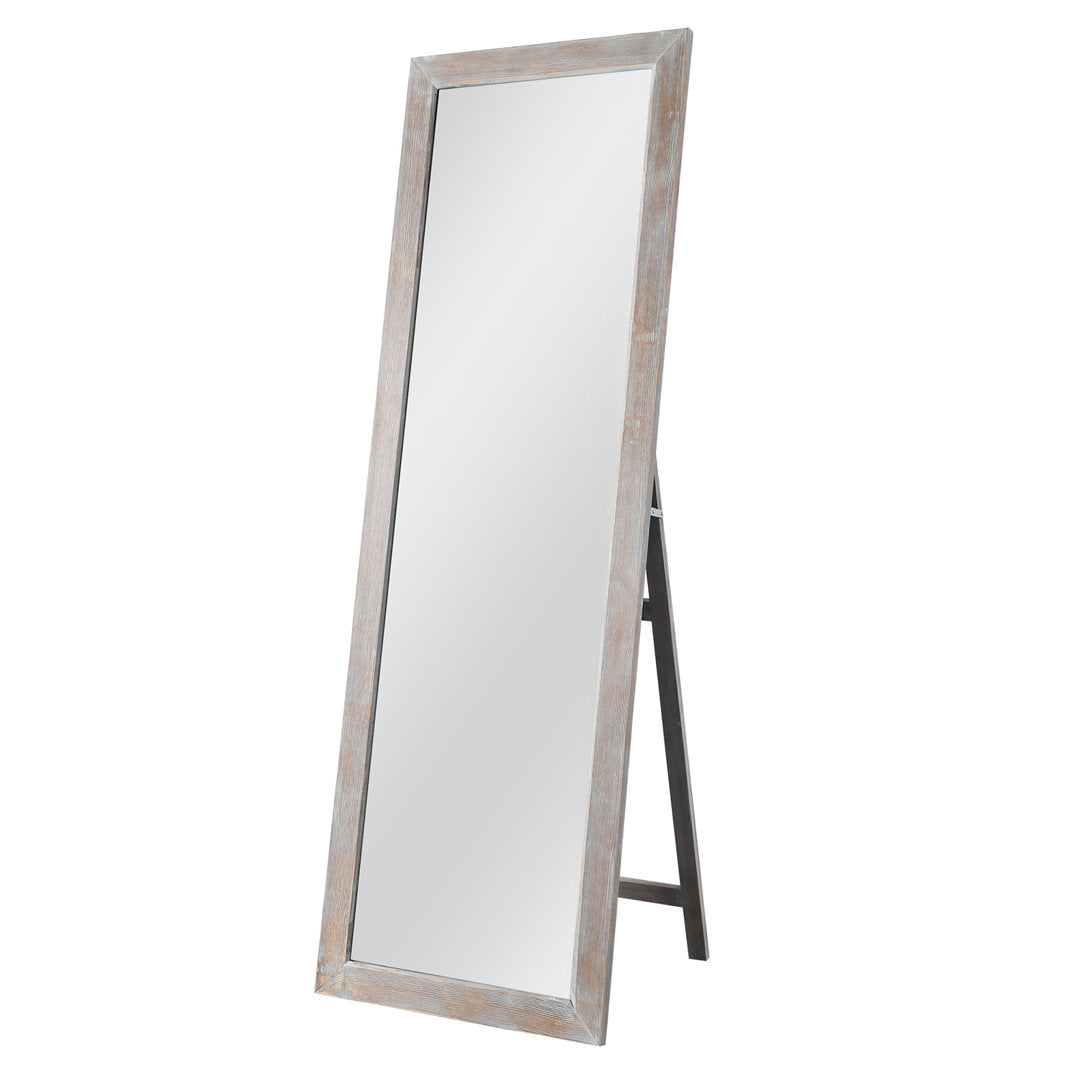 Eldorado Modern & Contemporary Full Length Mirror Three Posts™ Finish: Nature Wood
