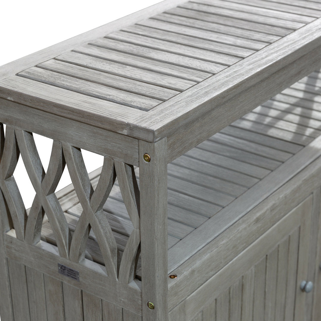 Buecker Wooden Buffet and Console Table Highland Dunes Color: Driftwood Gray