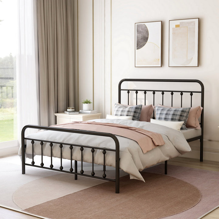 Cliffrose Platform Bed August Grove® Color: Black Size: Full/Double