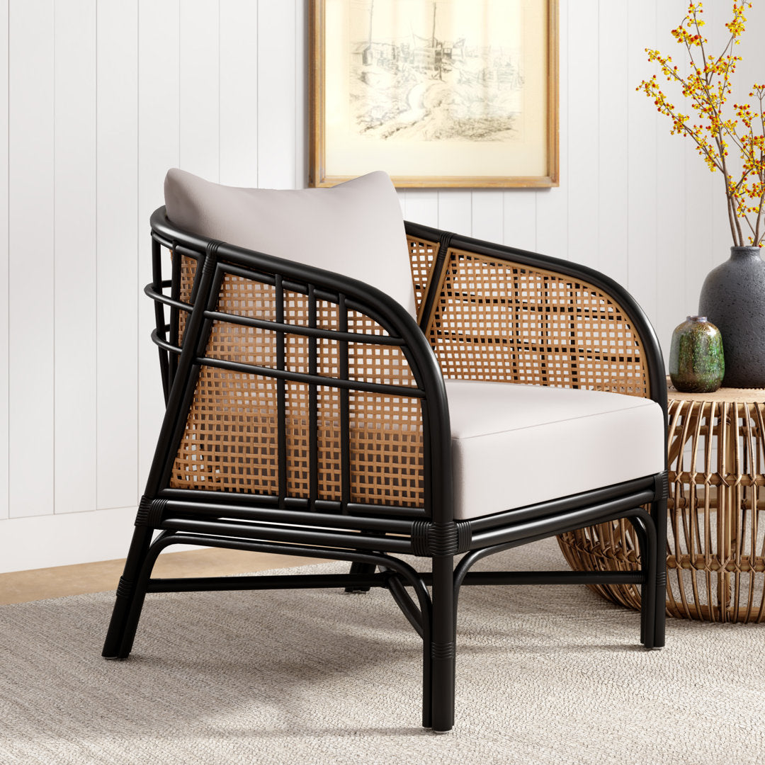 Jaela 27.5" W Side Chair Sand & Stable™ Leg Color: Black