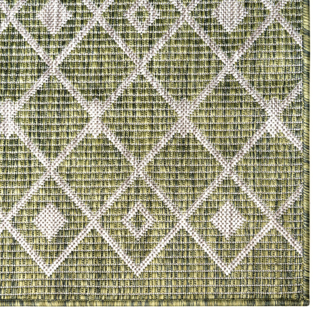 Adley Southwestern Green/Beige Indoor/Outdoor Area Rug Gracie Oaks Rug Size: Octagon 7'10" x 7'10"