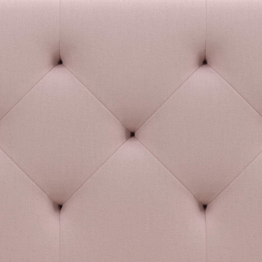 Her Majesty Tufted Upholstered Low Profile Platform Bed Novogratz Color: Pink Size: Full