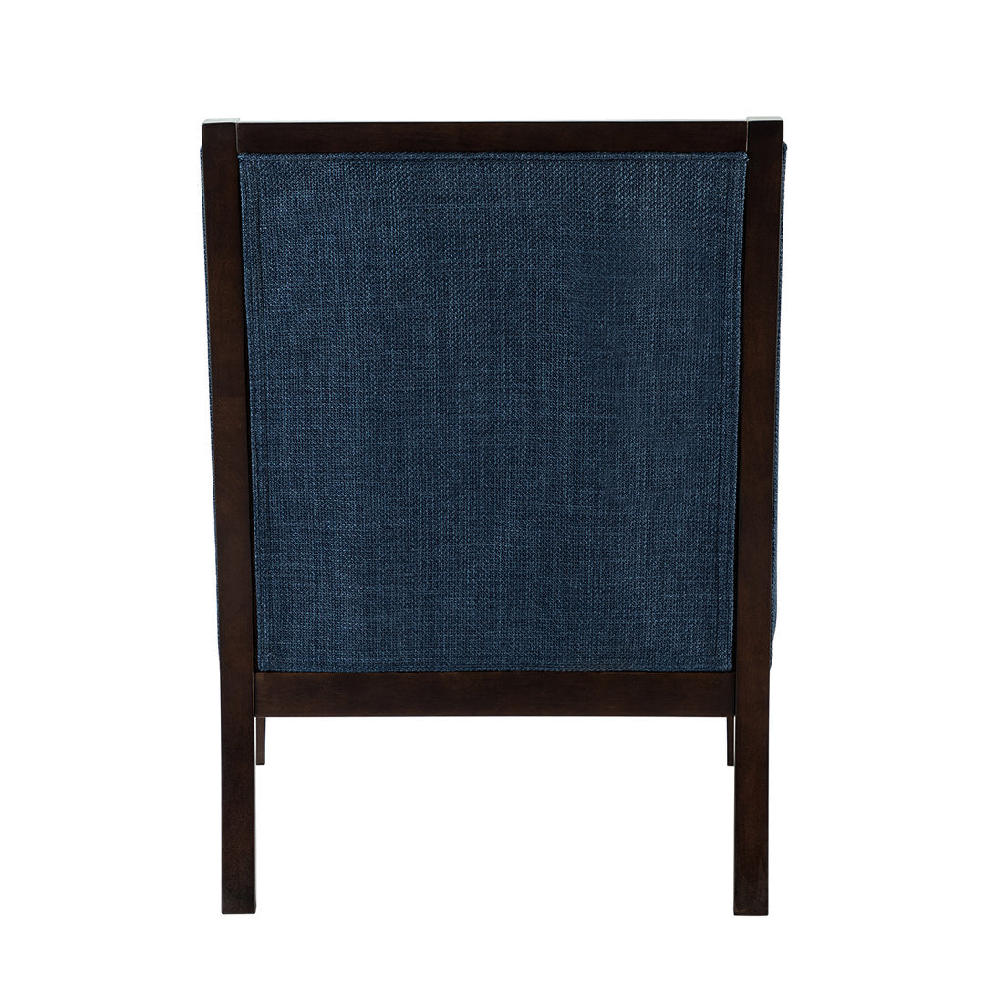 Akiyo 31" W Polyester Armchair Lark Manor™ Fabric: Navy 100% Polyester