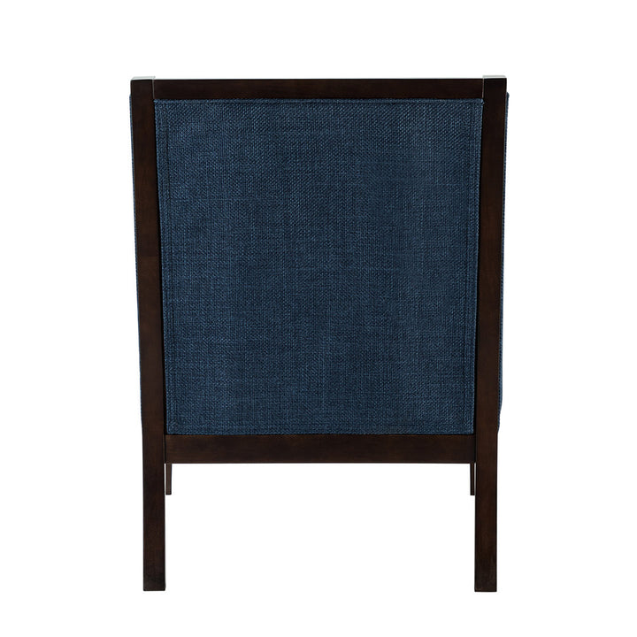 Akiyo 31" W Polyester Armchair Lark Manor™ Fabric: Navy 100% Polyester