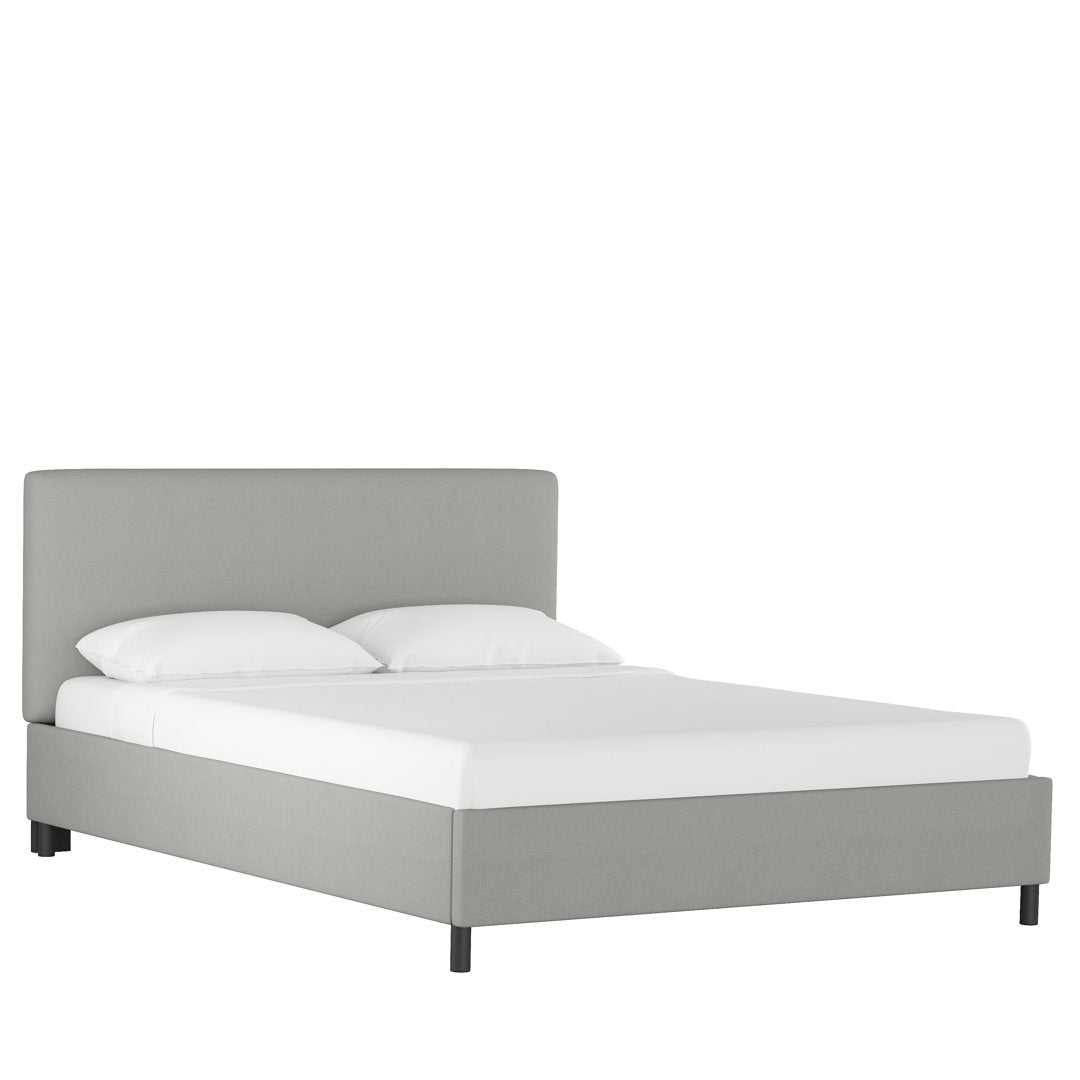 Pyburn Upholstered Low Profile Platform Bed Mercury Row® Color: Linen Gray Size: California King