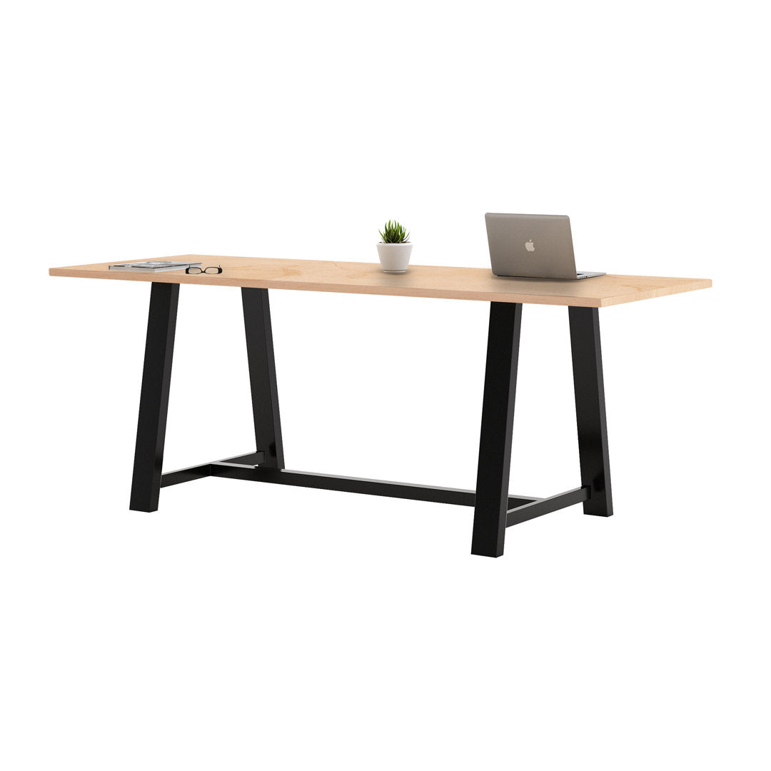 Midtown Solid Wood Breakroom Table KFI Studios Size: 36" H x 96" L x 36" W Top Finish: Walnut