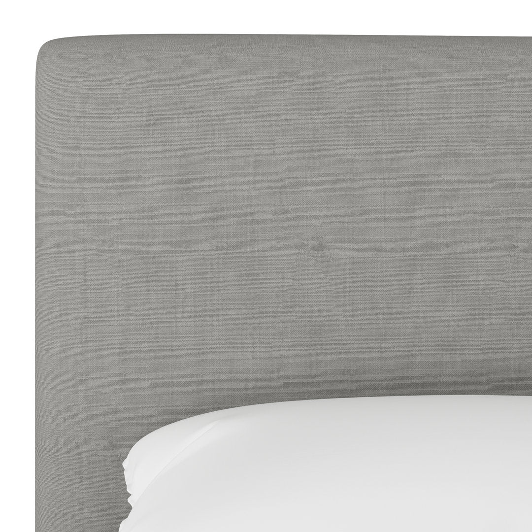 Pyburn Upholstered Low Profile Platform Bed Mercury Row® Color: Linen Gray Size: California King