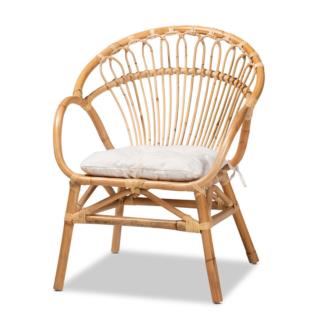 Benicia Modern Bohemian Rattan Dining Chair Wholesale Interiors