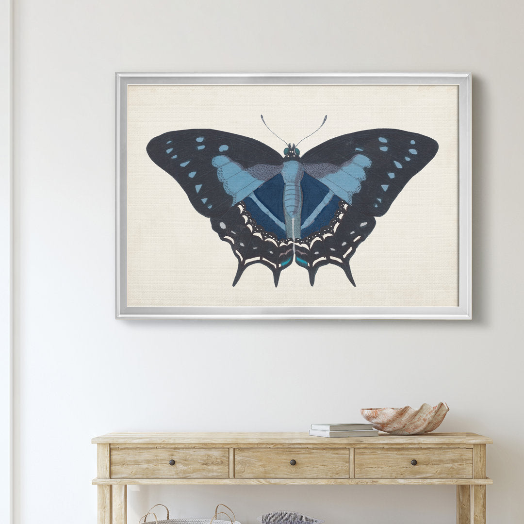 Beautiful Butterfly III' - Picture Frame Graphic Art on Canvas August Grove® Frame Color: Silver Size: 30.5" H x 42.5" W x 1.5" D