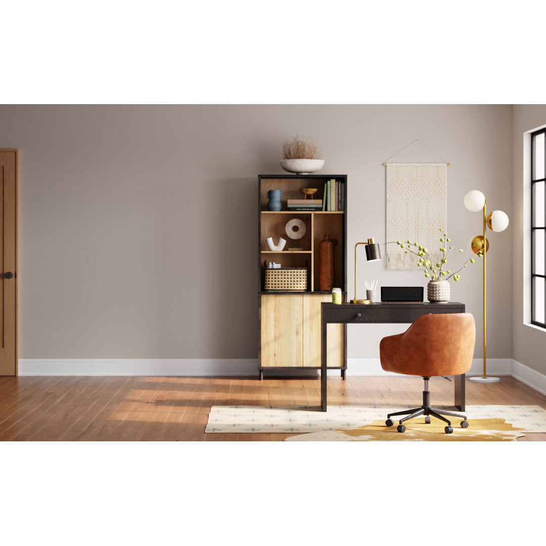 Khambrel 21" Desk Lamp Ivy Bronx Base Finish: Brass