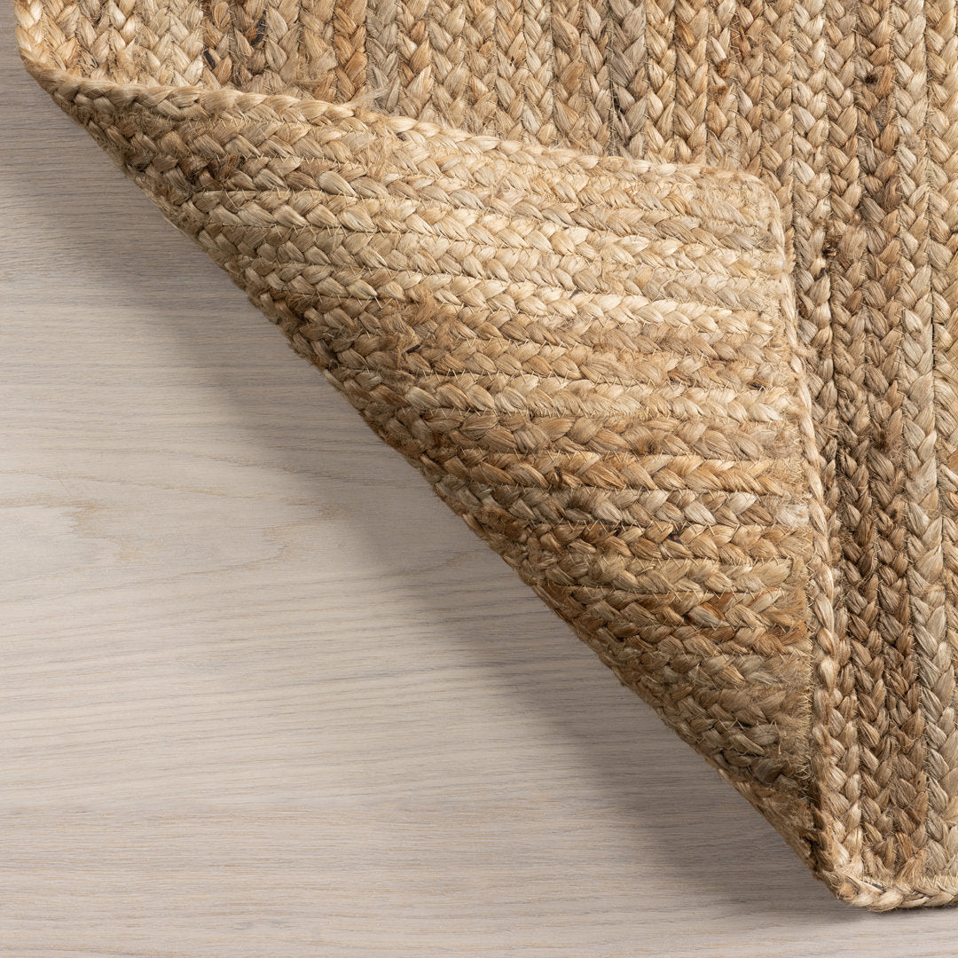 Natural Jute Area Rug Breakwater Bay Rug Size: Rectangle 8' x 10'