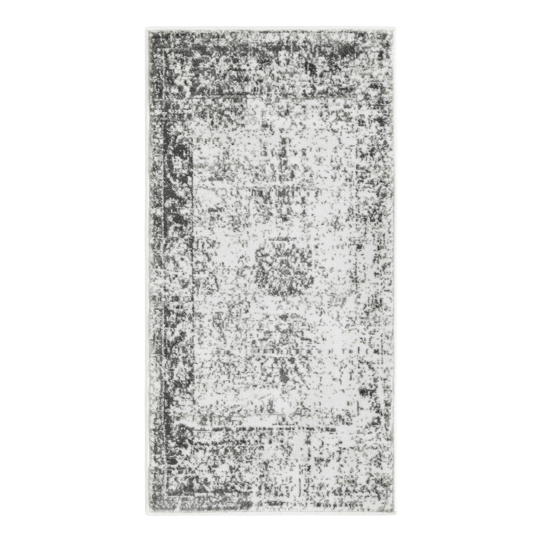 Brandt Floral Gray Area Rug Mistana™ Rug Size: Runner 2' x 3'12"