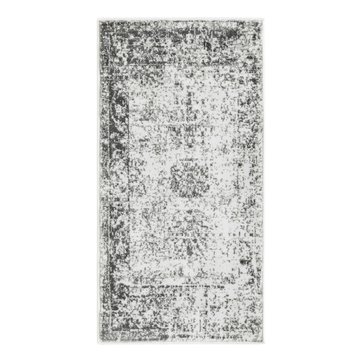 Brandt Floral Gray Area Rug Mistana™ Rug Size: Runner 2' x 3'12"