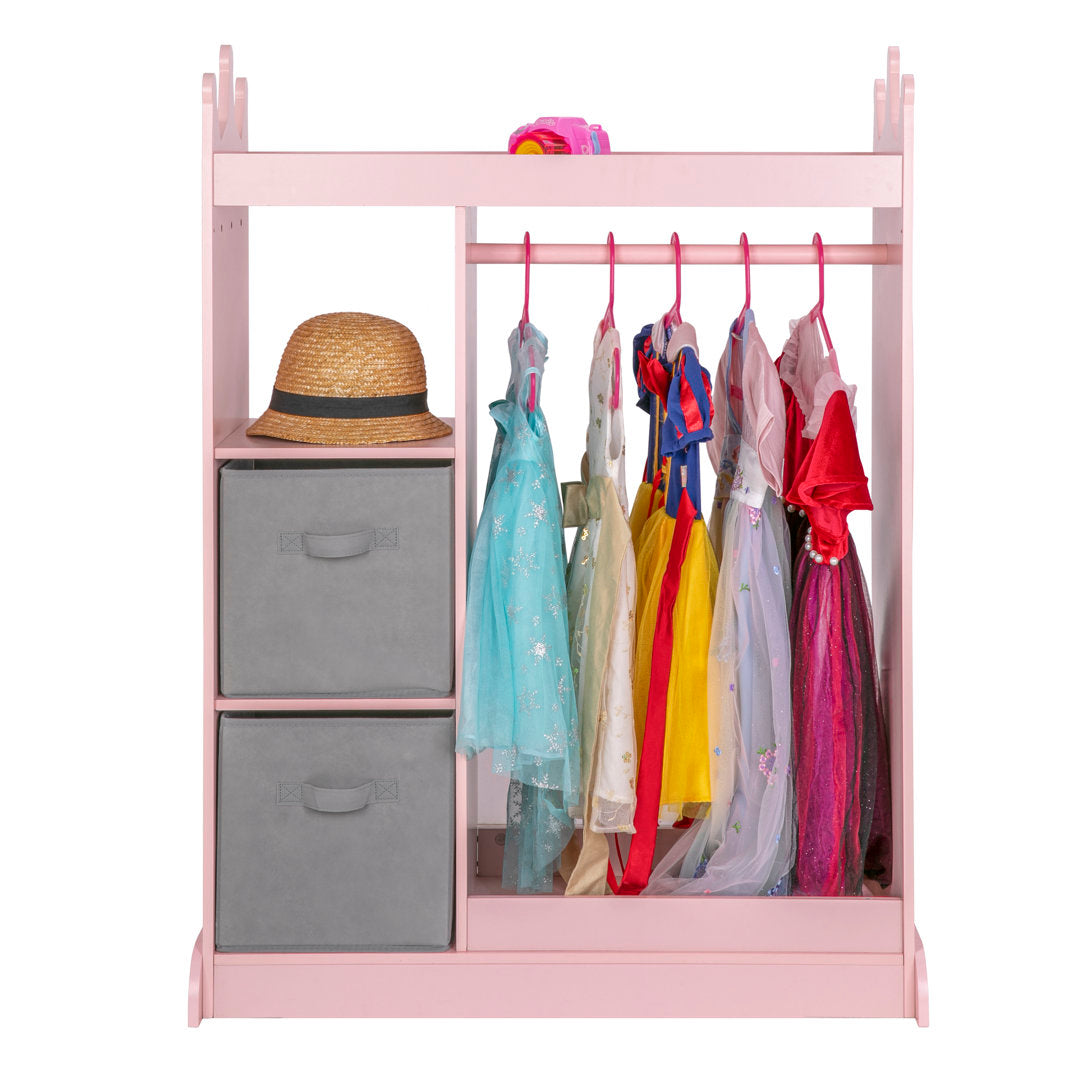 Helen Armoire Gemma Violet Color: Pink