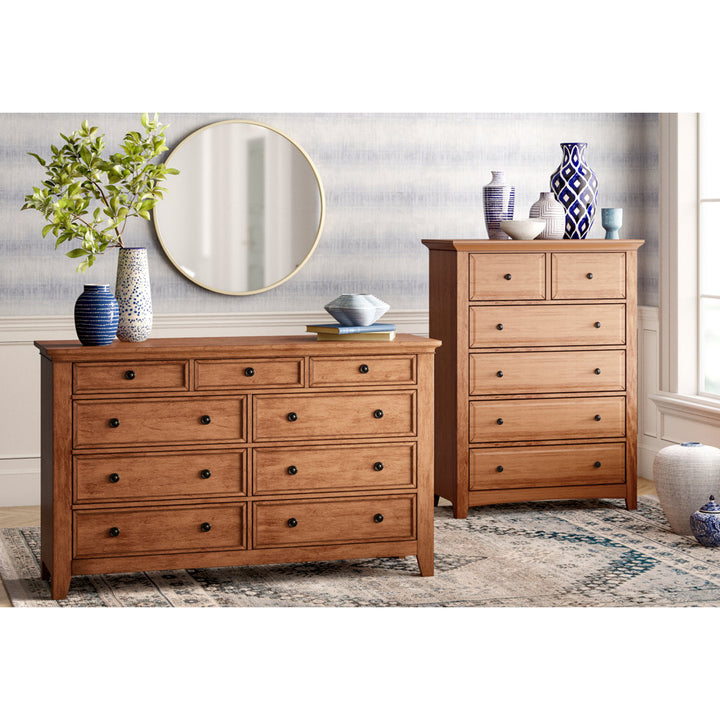 Kingery 6 - Drawer Dresser Three Posts™ Color: Oak