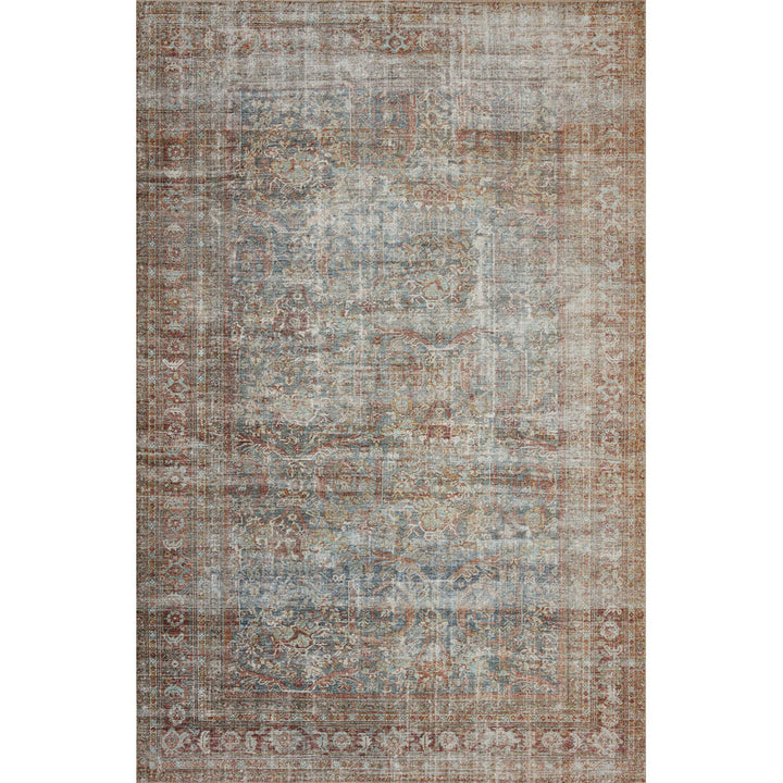Chris Loves Julia x Loloi Jules Oriental Lagoon/Brick Area Rug Chris Loves Julia x Loloi Rug Size: Rectangle 9'6" x 14'