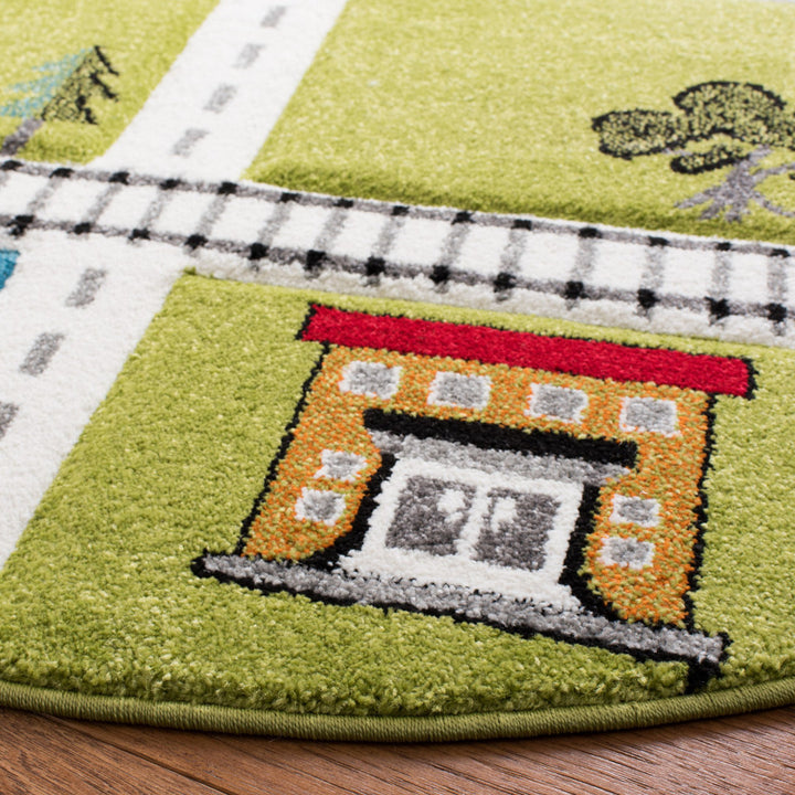 Gaven Green/Ivory Rug Andover Mills™ Baby & Kids Rug Size: Round 8'