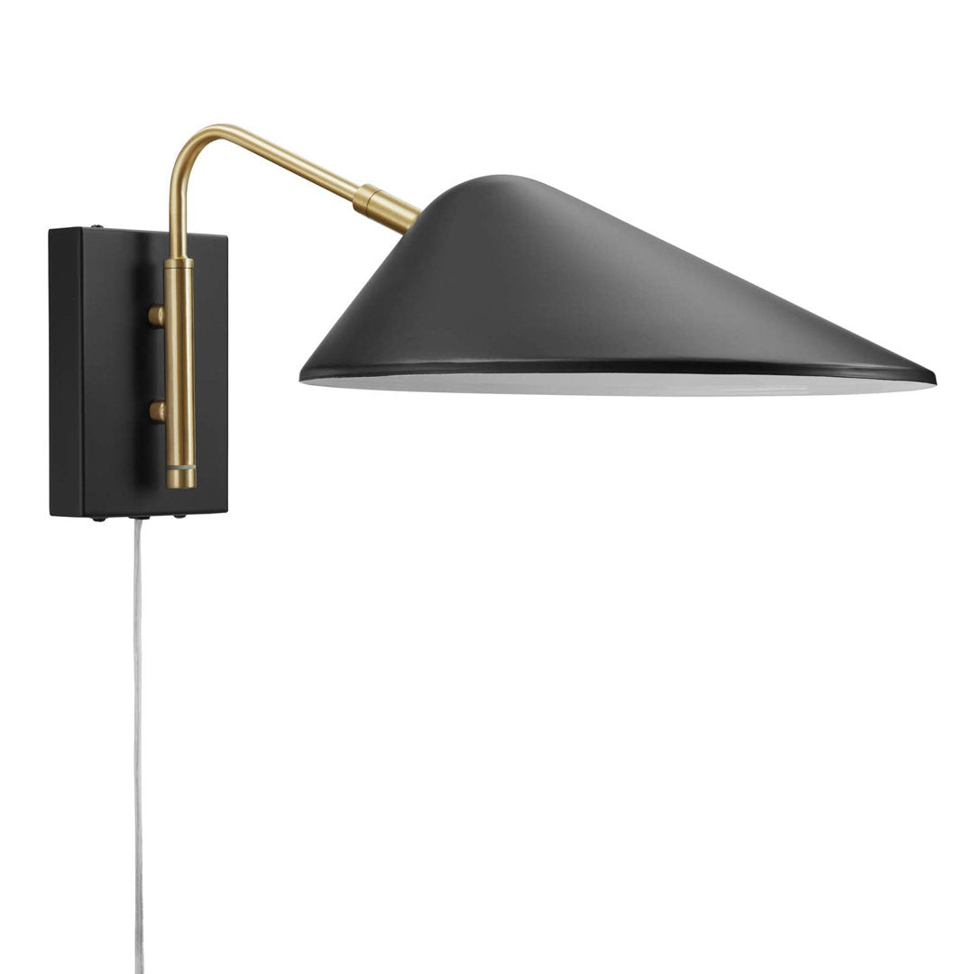 Modway Journey 7" Swing Arm Wall Sconce Modway Finish: Black