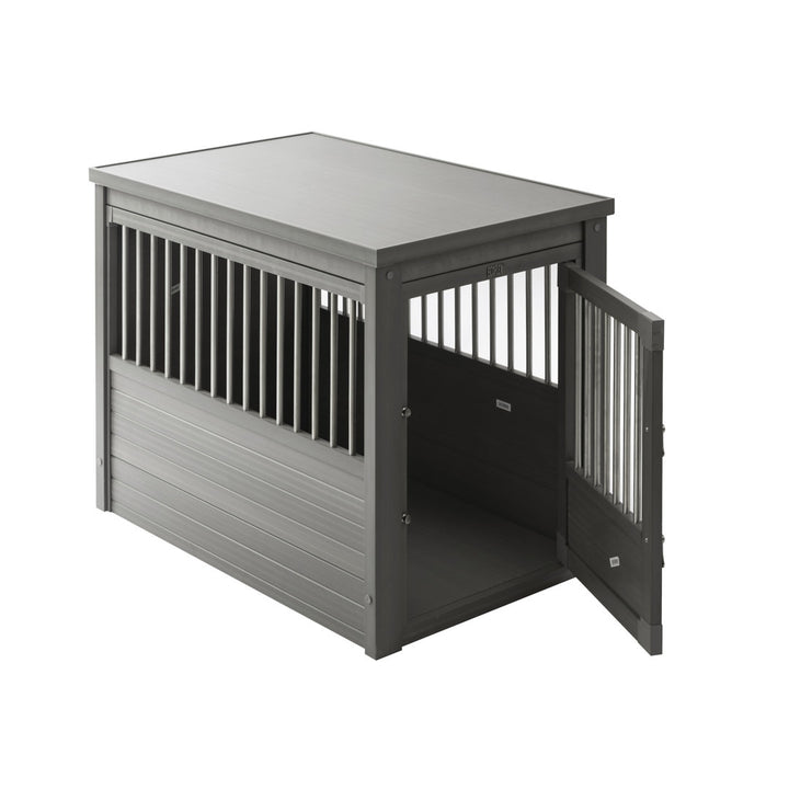 Southwick ECOFLEX® Furniture-Style Dog Crate – End Table Design Archie & Oscar™ Color: Gray Size: Large (28" H x 24" W x 35.4" D)